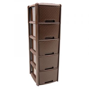 Gavetero Plastico Deluxe Ratan