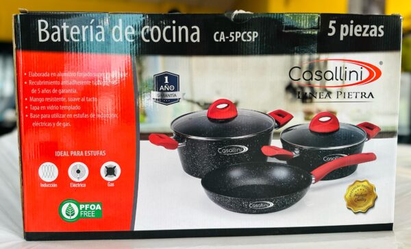 Bateria de Cocina Casillini 5 piezas