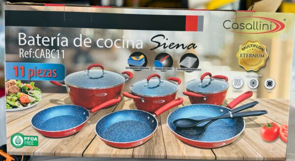 Bateria de Cocina Casillini 11 piezas