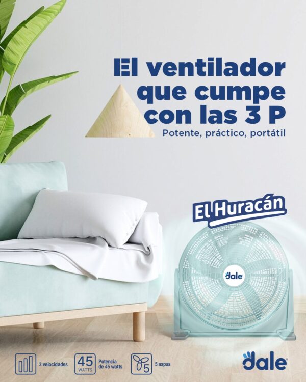 Ventilador Dale Huracan de Piso