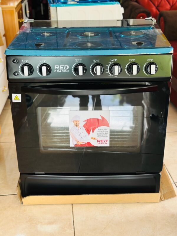 Cocina Red 6/Q Tapa de Vidrio
